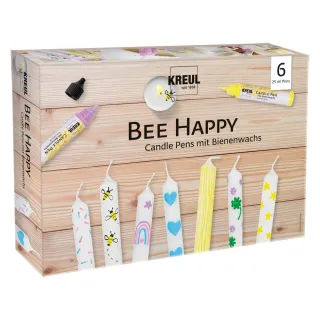 Pisaki farby do świec zestaw 6 kolorów Kreul - Bee Happy