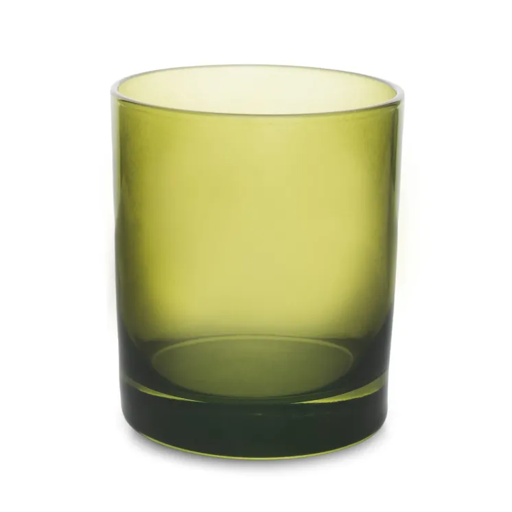Pojemnik szklany do zalewu świec 260 ml - Oliwka