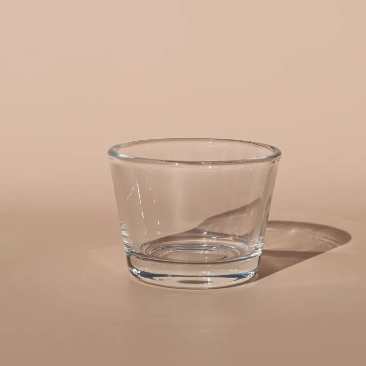 Tealight szklany stożek pojemnik - 65 ml