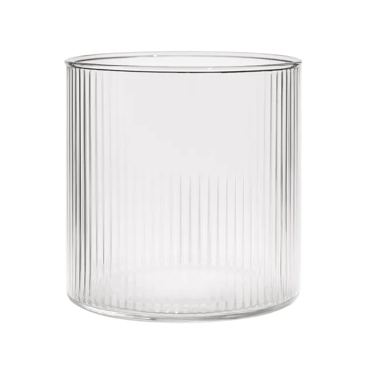 Pojemnik szklany ryflowany 10 cm 680 ml