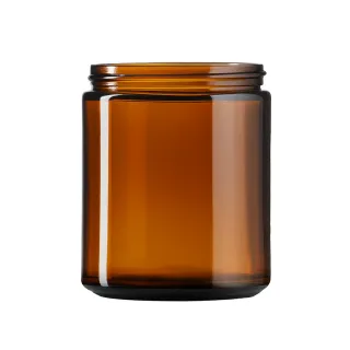 Słoik szklany pojemnik do świec 250 ml brązowy 70/R3