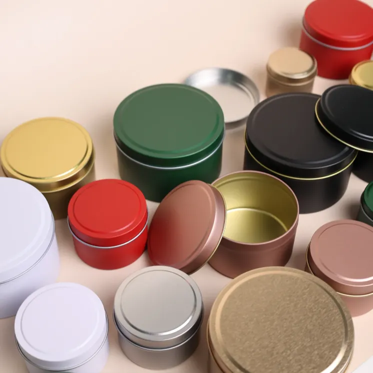 Puszka metalowa do zalewu świec mini - 60 ml