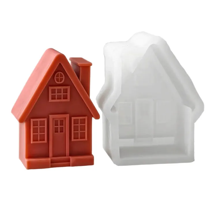 Forma silikonowa do świec – Domek 2D / Kamienica | EasyCandle