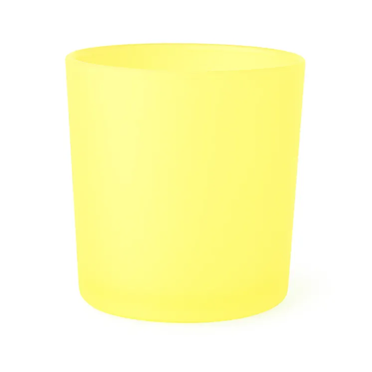 Duży pojemnik szklany do zalewu świec cylinder matowy