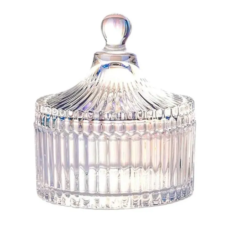 Pojemnik szklany z pokrywką cukiernica TG033