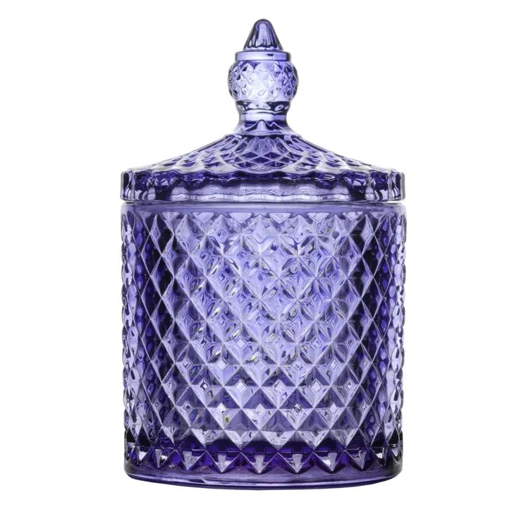 Szklany pojemnik z pokrywką kryształ 300 ml TG016