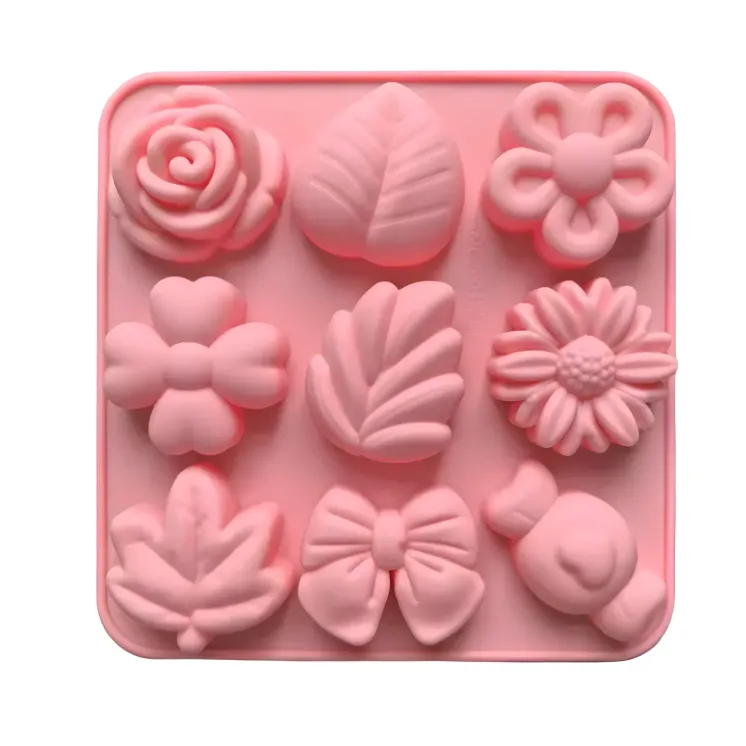 Forma silikonowa do świec i mydełek - Sweet Blossom