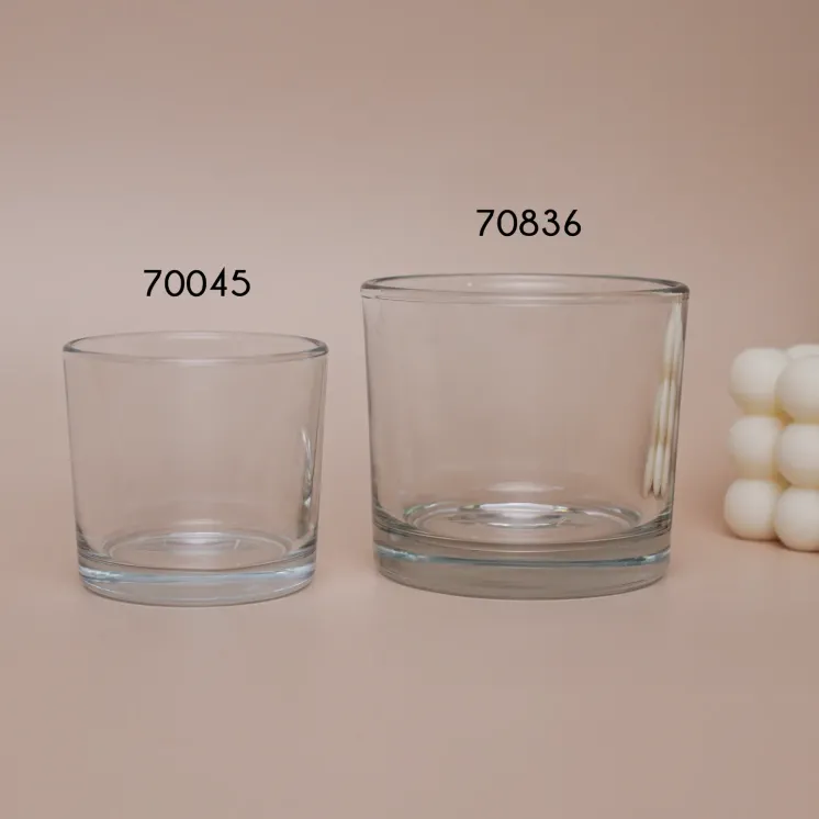 Pojemnik szklany na świece miseczka mała 165 ml