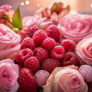 Olejek zapachowy do świec UFIGREEN - Raspberry Rose Delight