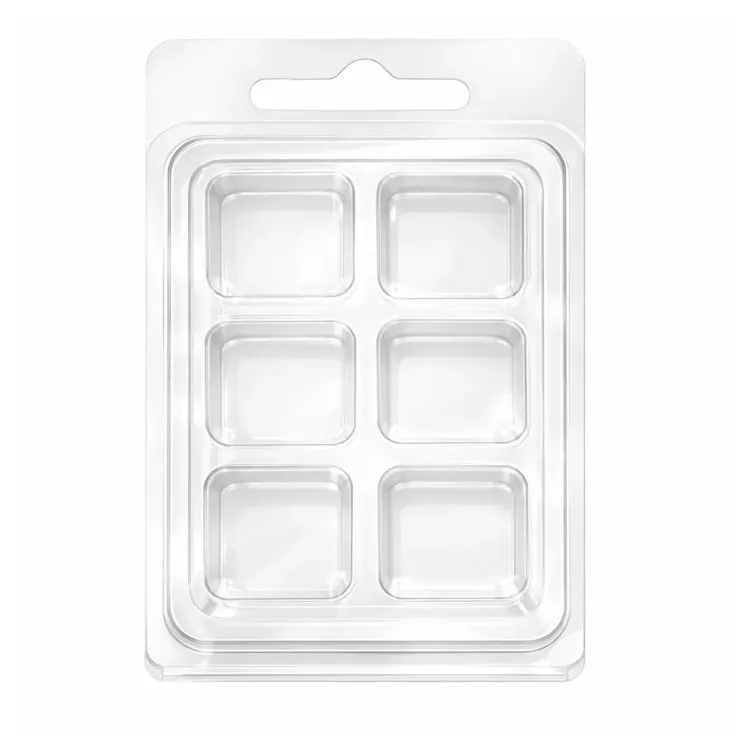 Plastikowe opakowania na woski zapachowe ClamShell