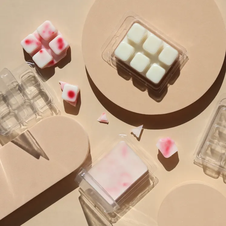 Plastikowe opakowania na woski zapachowe ClamShell