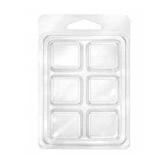 Clamshell 6 kostek do wosków zapachowych wax melts - kwadraty