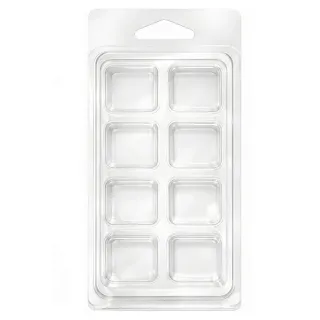 Clamshell 8 kostek do wosków zapachowych wax melts - kwadraty
