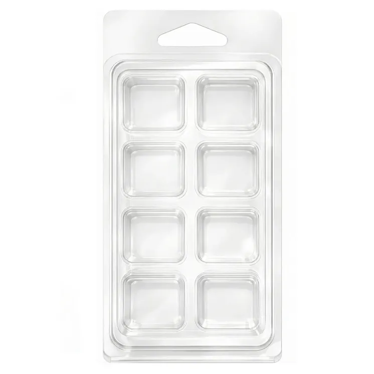 Clamshell 8 kostek do wosków zapachowych wax melts - kwadraty