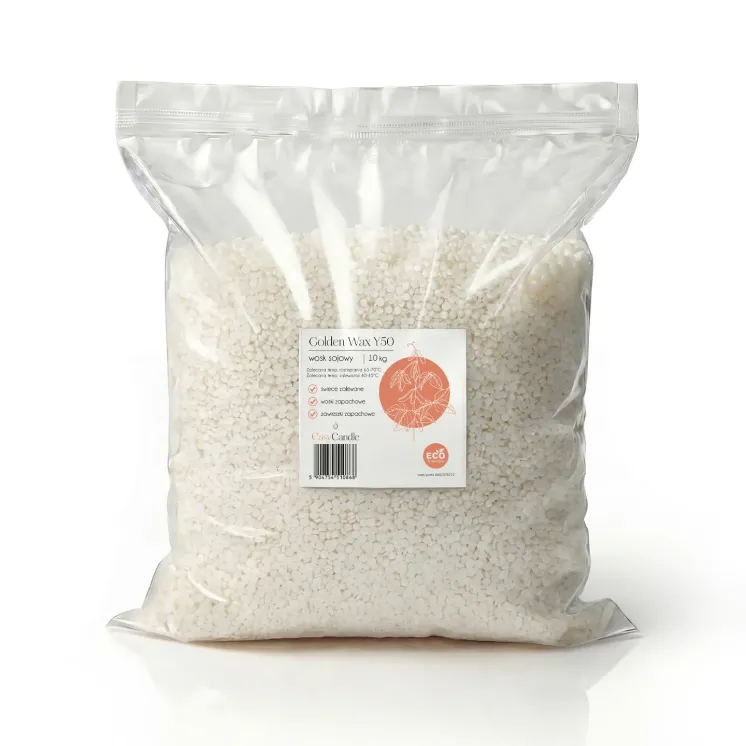 Wosk sojowy naturalny GoldenWax Y50 - do świec zalewanych EasyCandle