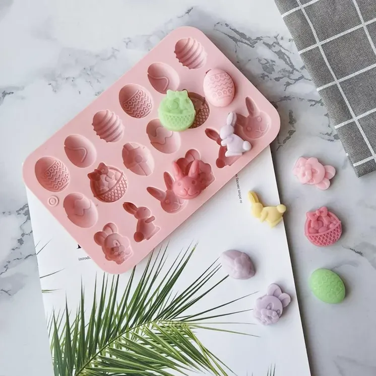 Forma silikonowa do wosków - Wielkanoc