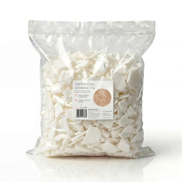 Wosk kokosowy EasyWax Coco - świece zalewane, dodatek do innych wosków