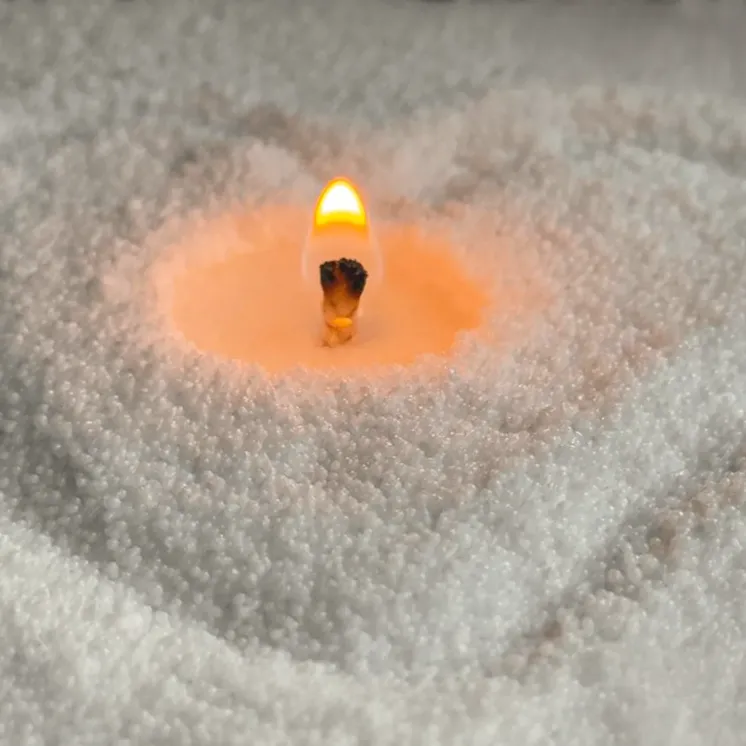 Wosk roślinny do świec sypanych perłowych - EcoSnow