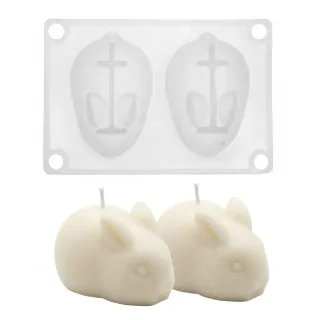 Forma silikonowa do świec Wielkanoc - Króliczki Mini