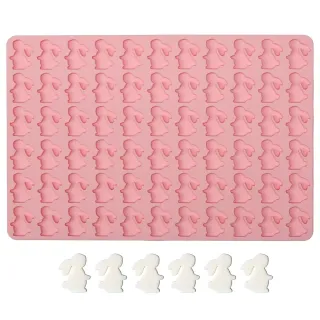 Forma silikonowa mata do wosków zapachowych - Króliczki