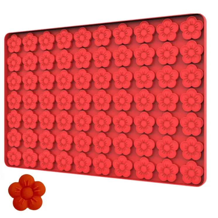 Forma silikonowa mata - Kwiatuszki