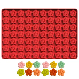 Forma silikonowa mata - Kwiatuszki