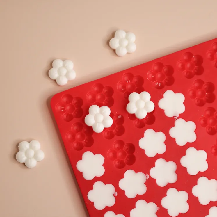 Forma silikonowa mata - Kwiatuszki