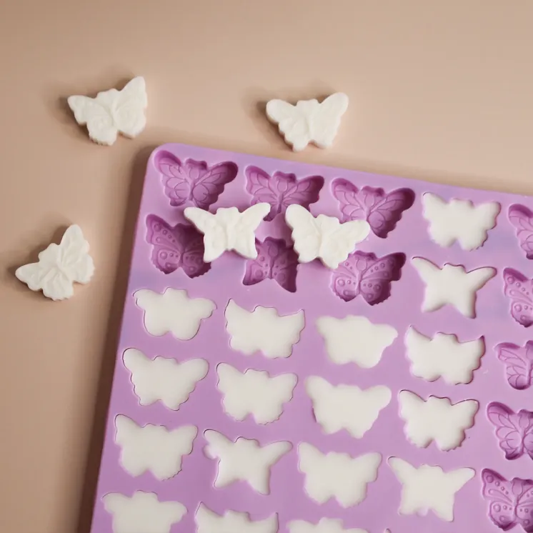 Forma silikonowa mata do wosków zapachowych - Motylki