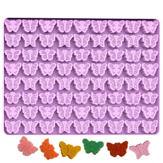 Forma silikonowa mata do wosków zapachowych - Motylki