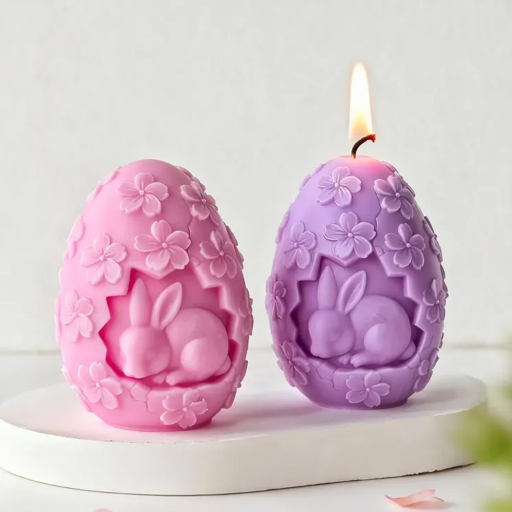 Forma silikonowa Wielkanoc Pisanka - Zając 2