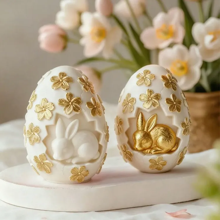 Forma silikonowa Wielkanoc Pisanka - Zając 2