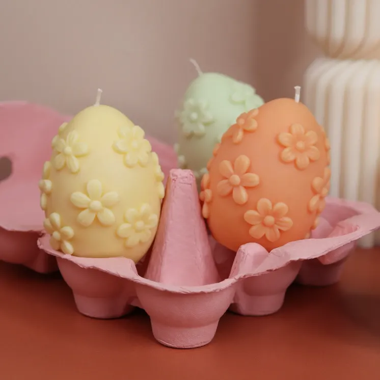 Forma silikonowa Wielkanoc Pisanka - Kwiat