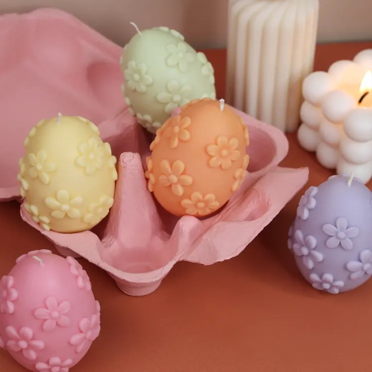 Forma silikonowa Wielkanoc Pisanka - Kwiat