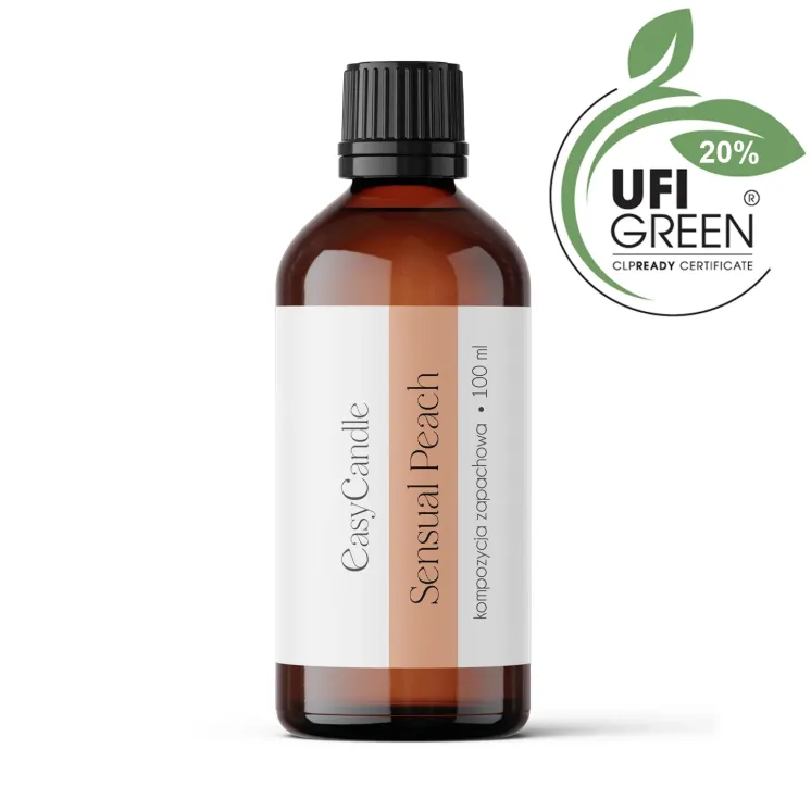 Olejek zapachowy do świec UFIGREEN - Sensual Peach | SDS FREE