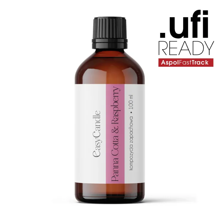 Olejek zapachowy do świec UFIREADY - Panna Cotta & Raspberry
