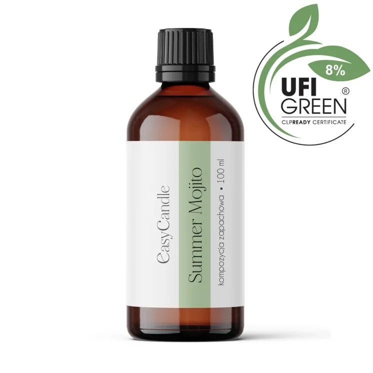 Olejek zapachowy do świec UFIGREEN - Summer Mojito | CLP FREE