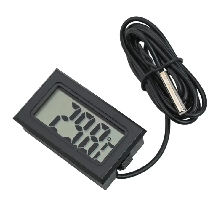 Elektroniczny termometr z sondą i wyświetlaczem LCD do wosku