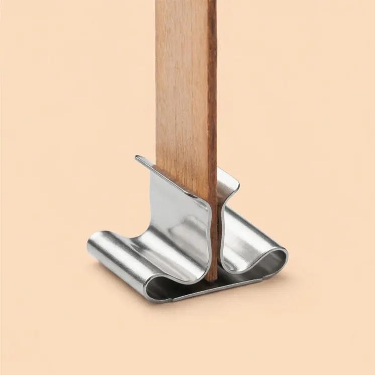 Blaszki mocujące do knotów drewnianych uchwyty - Typ 2 EasyCandle