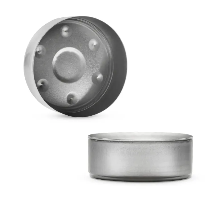 Pojemnik aluminiowy Tealight do świec podgrzewaczy | Duży XXL