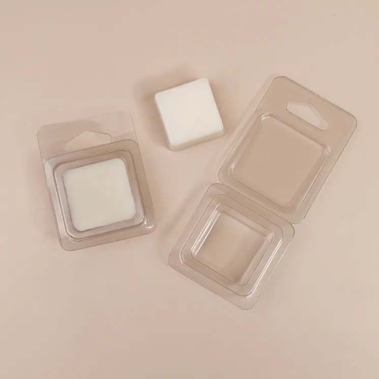Clamshell 1 okienko do wosków zapachowych wax melts - kwadrat