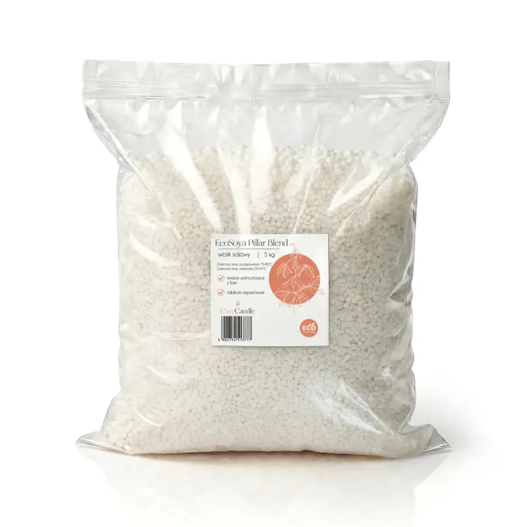 Wosk sojowy EcoSoya Pillar Blend - świece wolnostojące z form