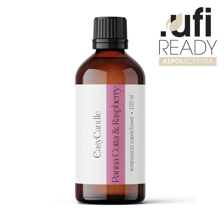 Olejek zapachowy do świec UFIREADY - Panna Cotta & Raspberry