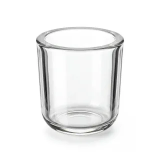 Pojemnik szklany do świec z grubego szkła 205 ml