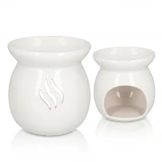 Kominek ceramiczny zapachowy biały - Aroma