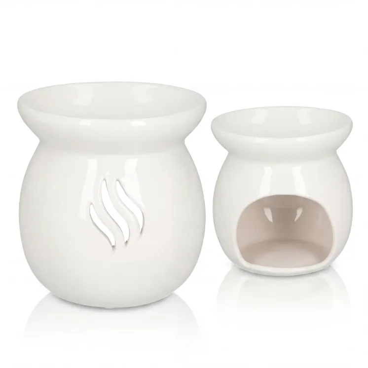 Kominek ceramiczny zapachowy biały - Aroma