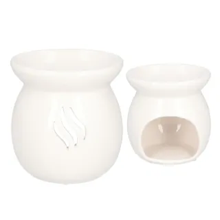 Kominek ceramiczny zapachowy biały - Aroma