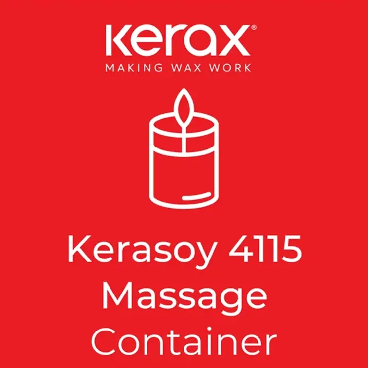 Wosk sojowy KeraSoy Massage - świece zalewane, świece do masażu