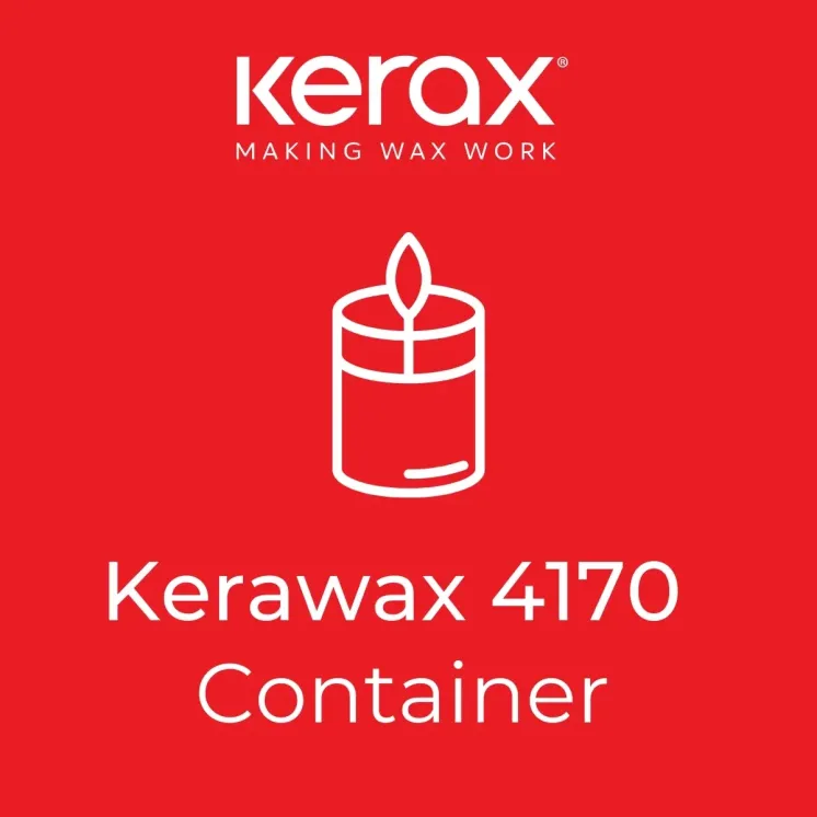 Wosk rzepakowy KeraWax 4170 Container - świece zalewane