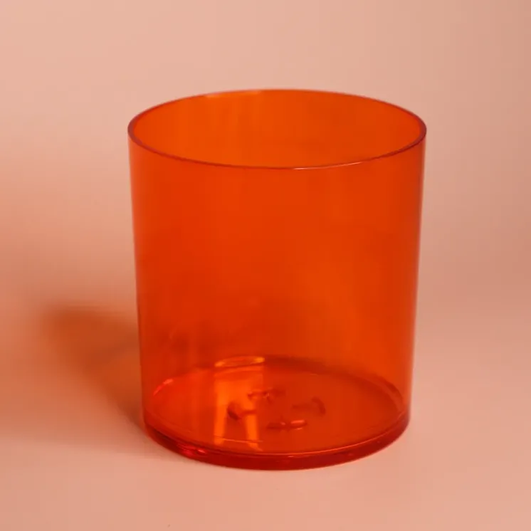 Pojemnik PC duży 280 ml transparentny - ORANGE