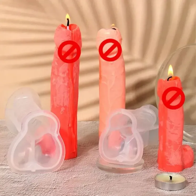 Forma silikonowa do świec i mydeł - Penis M
